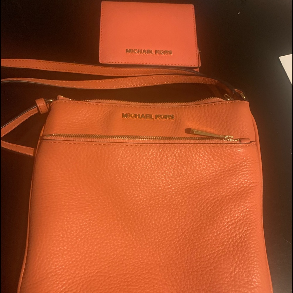 Michael Kors crossbody and wallet